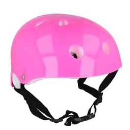 Casco infantil de protección rosado